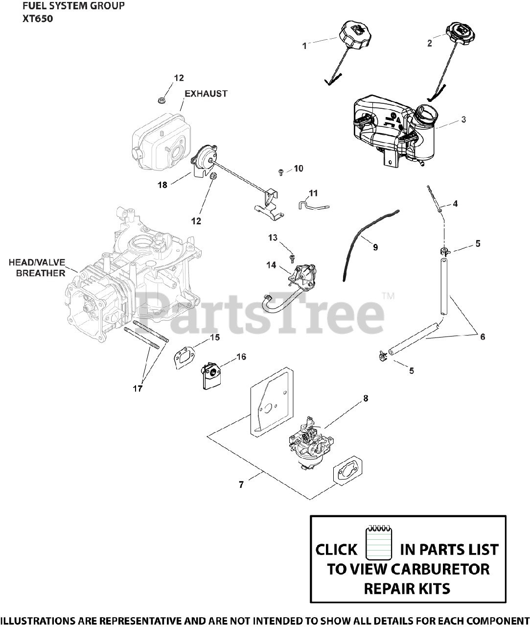 Kohler XT650-2029 - Kohler XT Series Engine, Made for Lawn ...