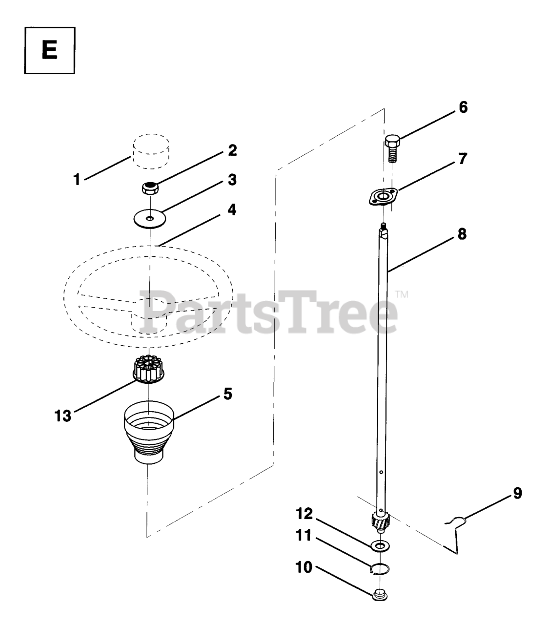 Husqvarna Lt 100 - Husqvarna Lawn Tractor (1995-03) Steering Parts 