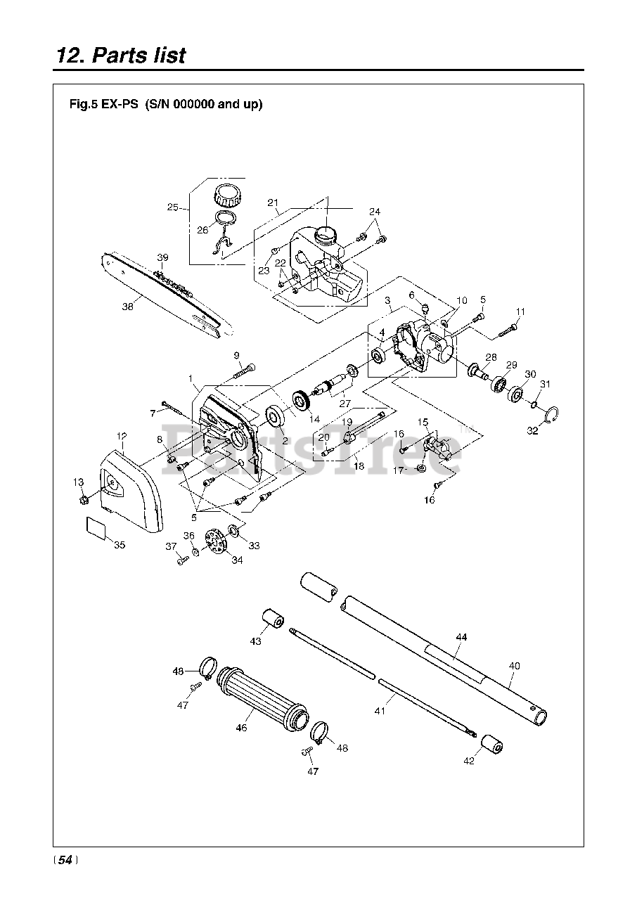 RedMax EX-PS - RedMax Maxtreme Pole Saw Attachment (SN: 60100000 ...