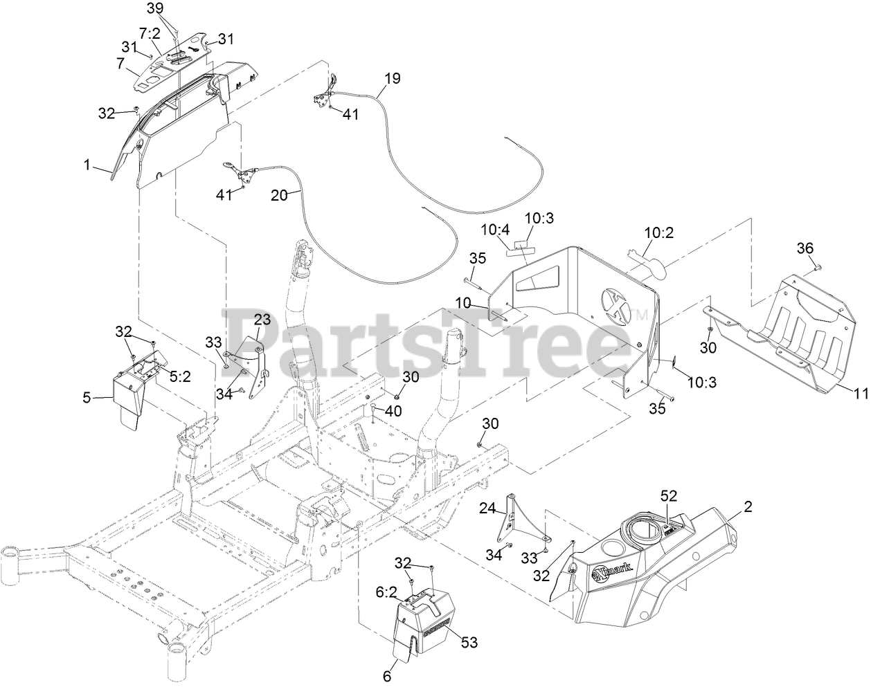 Exmark RAE720CKC48300 - Exmark 48