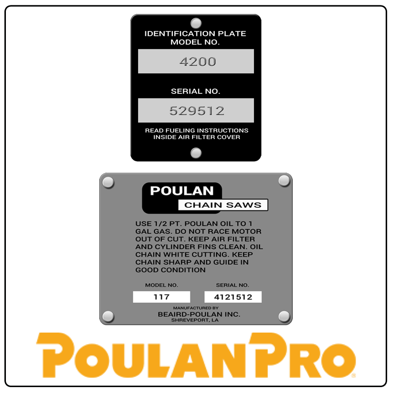Poulan serial number lookup